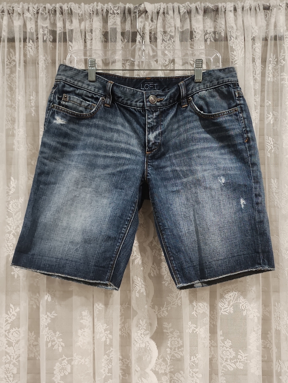 LOFT BERMUDA JEAN SHORTS